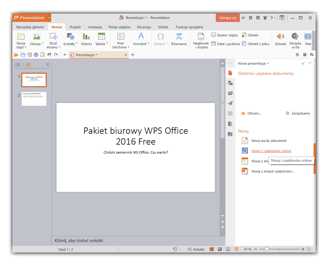 WPS Office Presentation