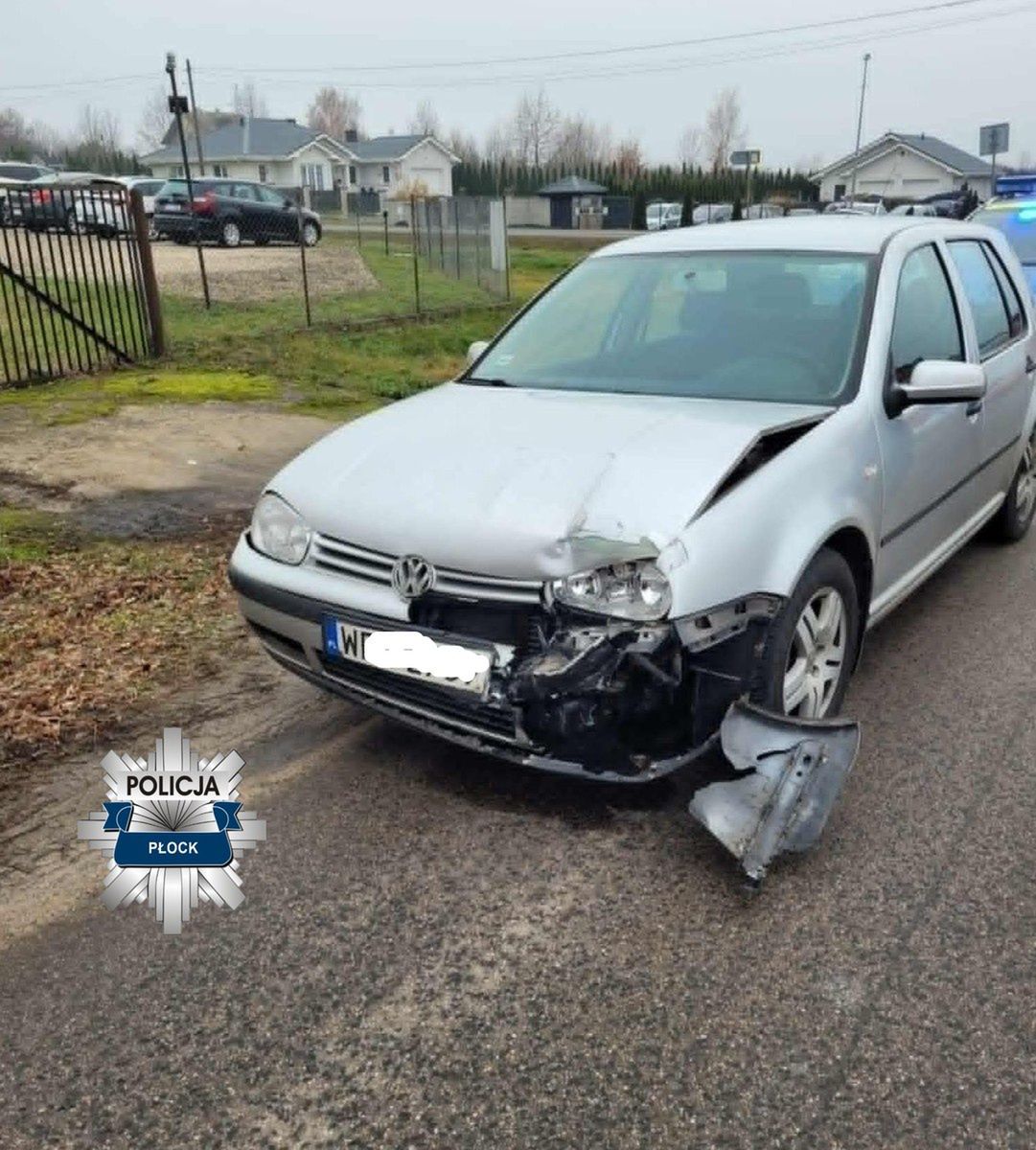 Kolizja w Radzanowie