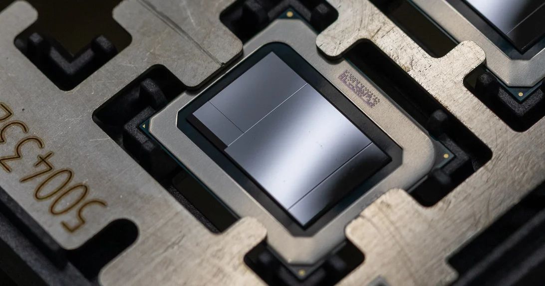 Intel Meteor Lake - wafel krzemowy