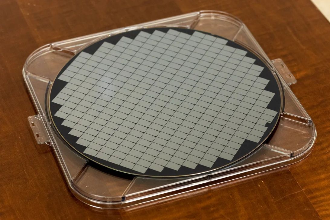 Intel Meteor Lake - wafel krzemowy