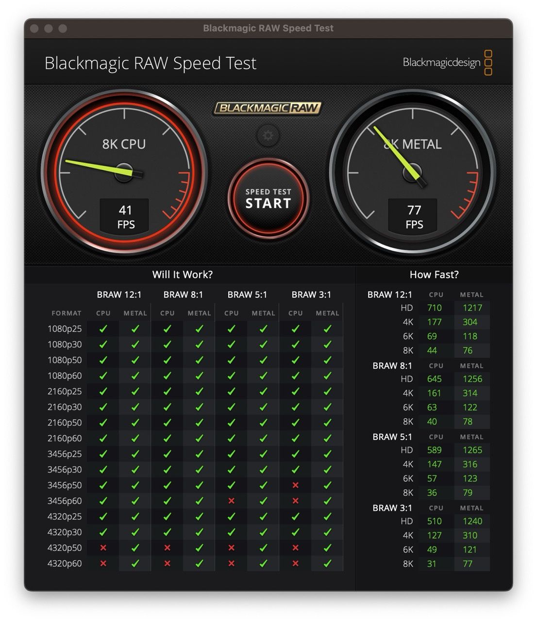 iMac blackmagic raw