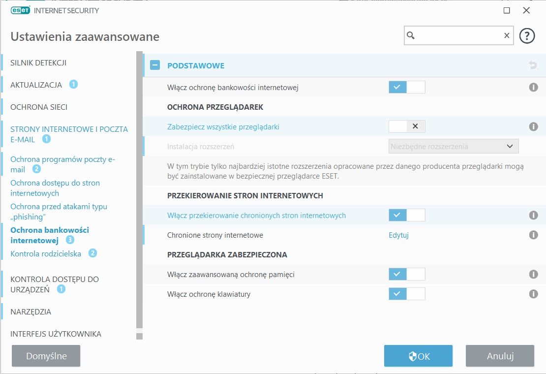 ESET Ochrona bankowości