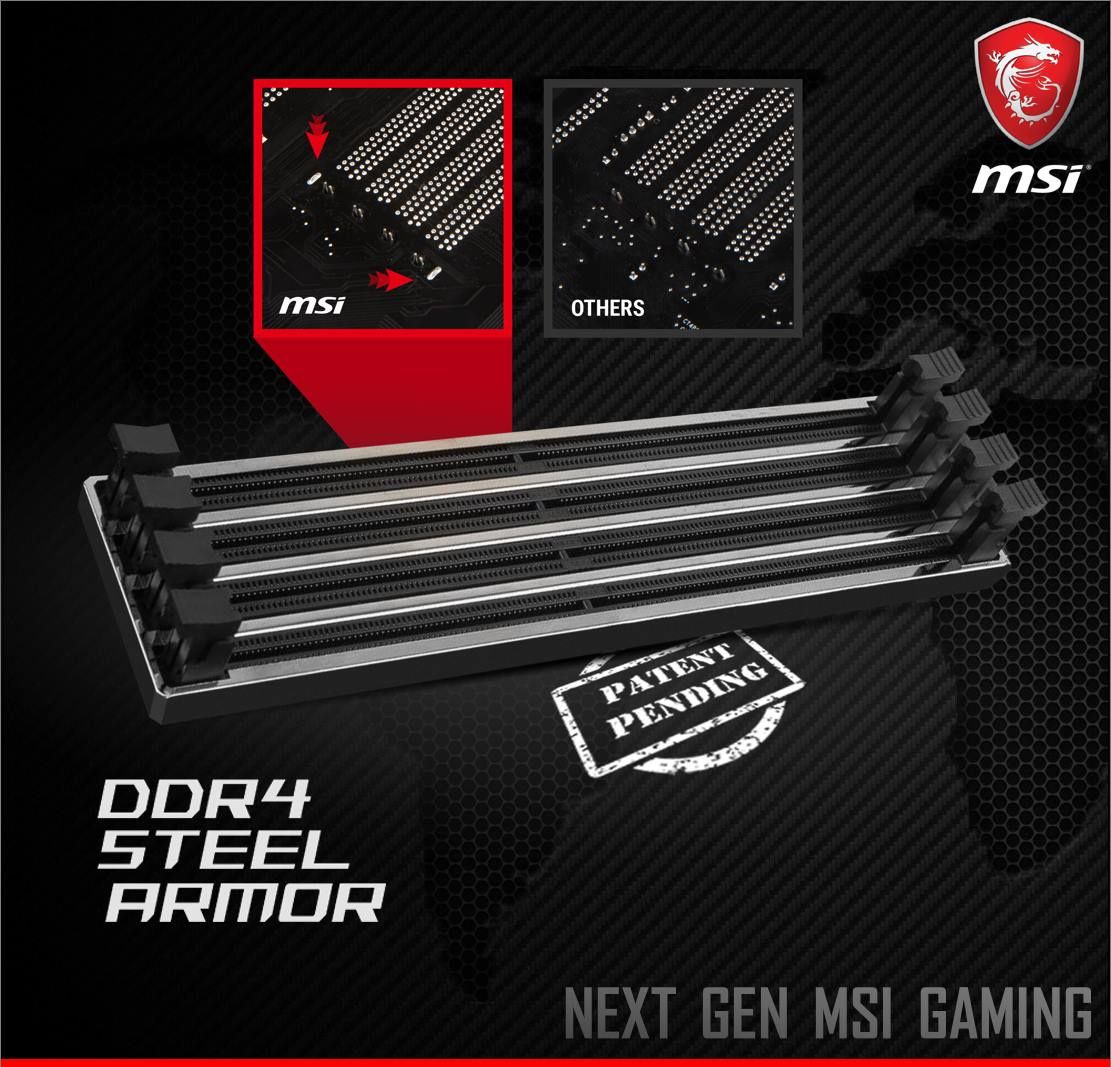 MSI DDR4 Steel Armor