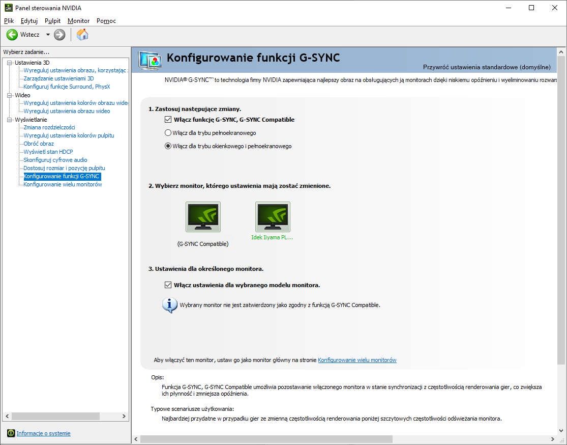 iiyama G-Master GB2470HSU - g-sync compatible