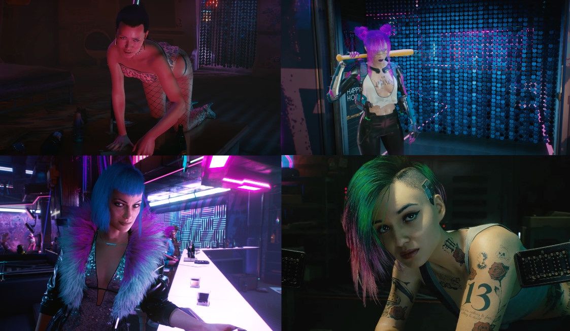 Cyberpunk 2077- animacje postaci