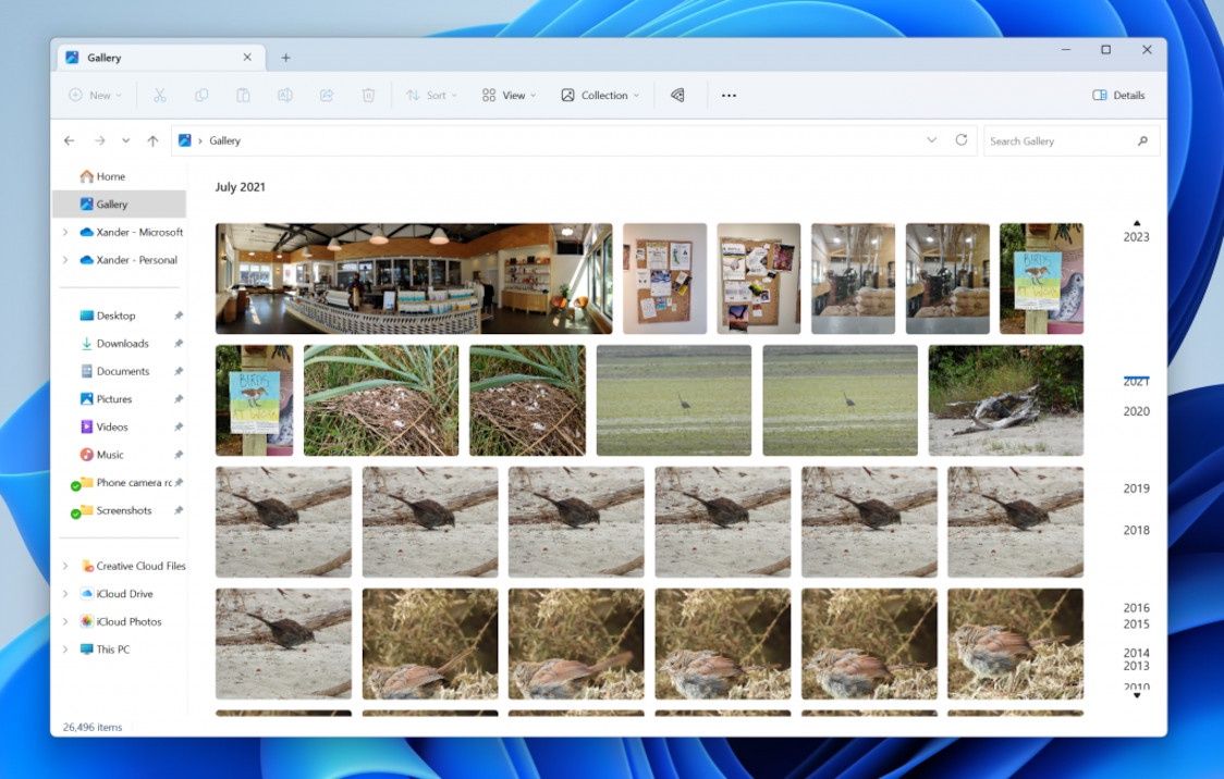 Windows 11 galeria