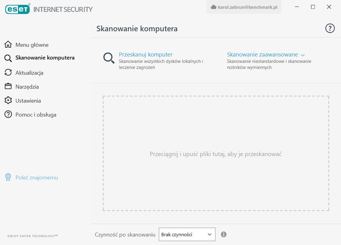 ESET Skanowanie