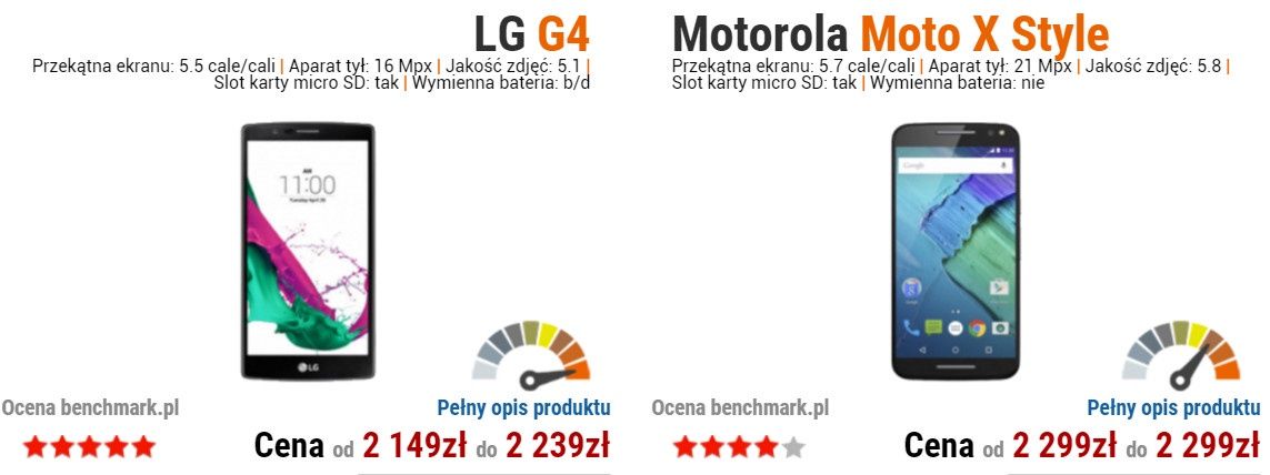 moto x style vs lg g4