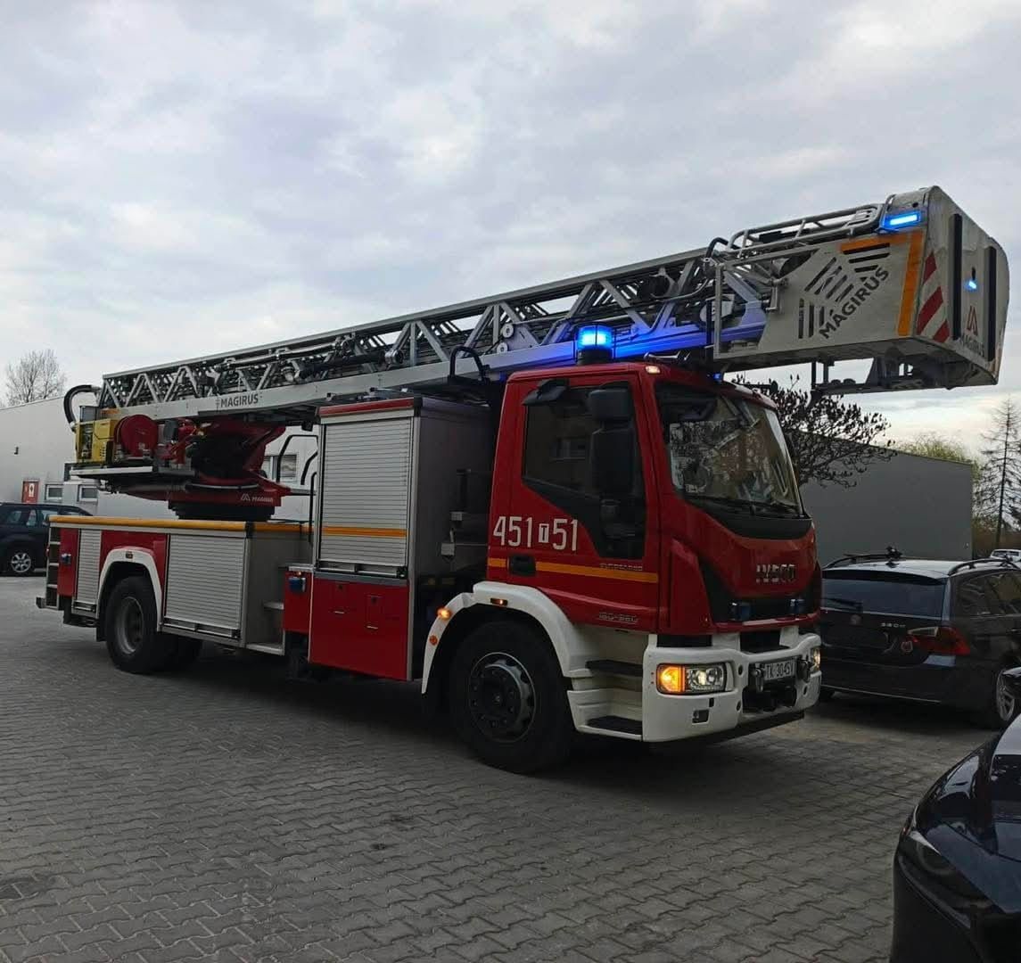 Pożar mieszkania na osiedlu Pułanki