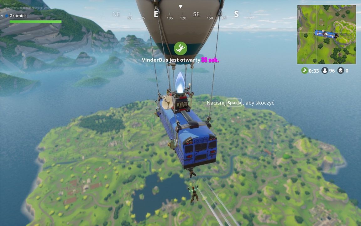 Fortnite: Battle Royale - wesoły latający autobus