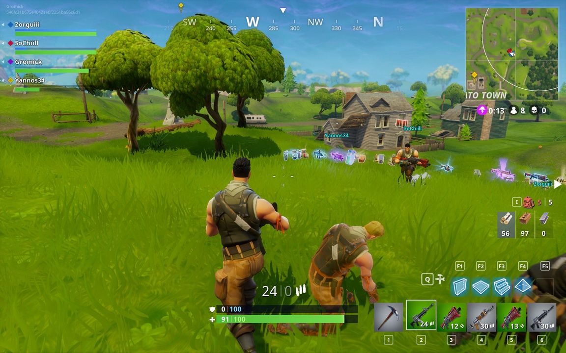 Fortnite: Battle Royale - w otoczeniu przedmiotów