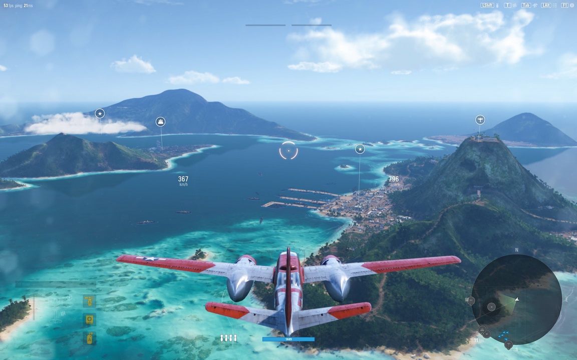 World of Warplanes 2.0 - cele w oddali