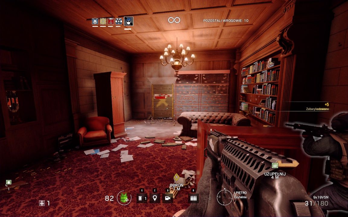 Rainbow Six Siege - powolne czyszczenie budynku z terrorystów