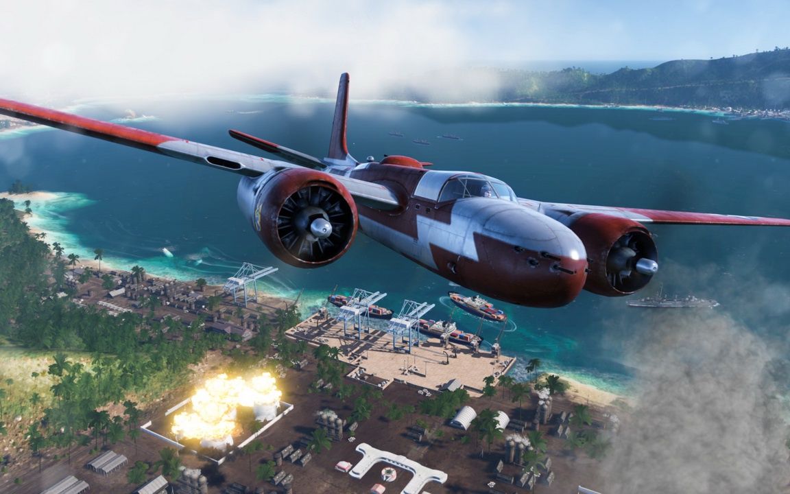 World of Warplanes 2.0 - bombowiec w locie