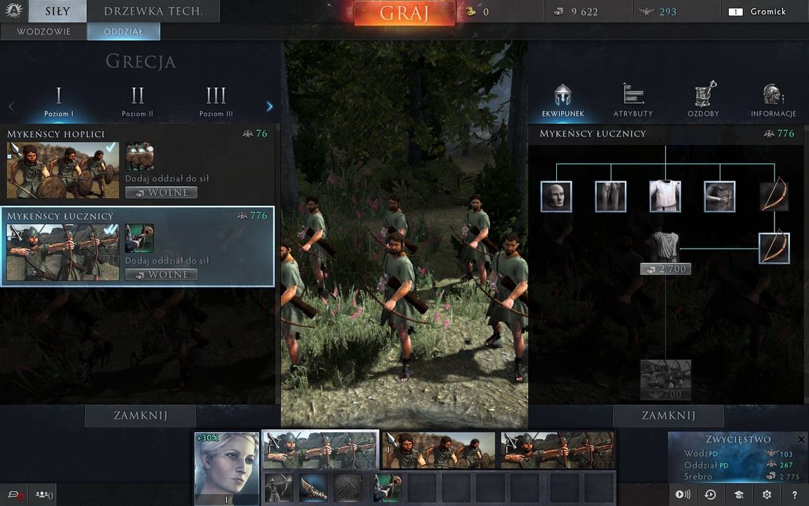 Total War: Arena - mykeńscy łucznicy