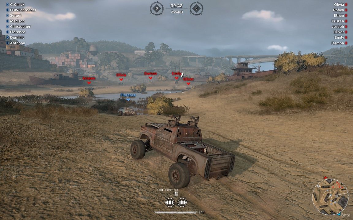 Crossout - wrogowie w oddali