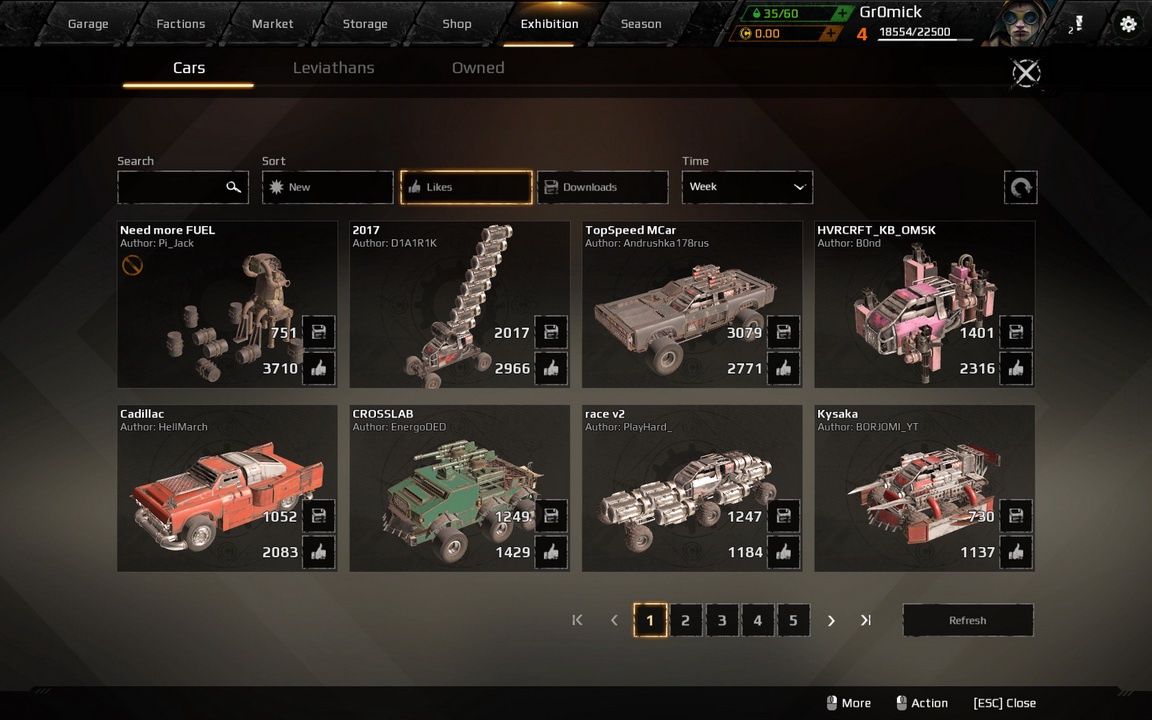 Crossout - baza projektów