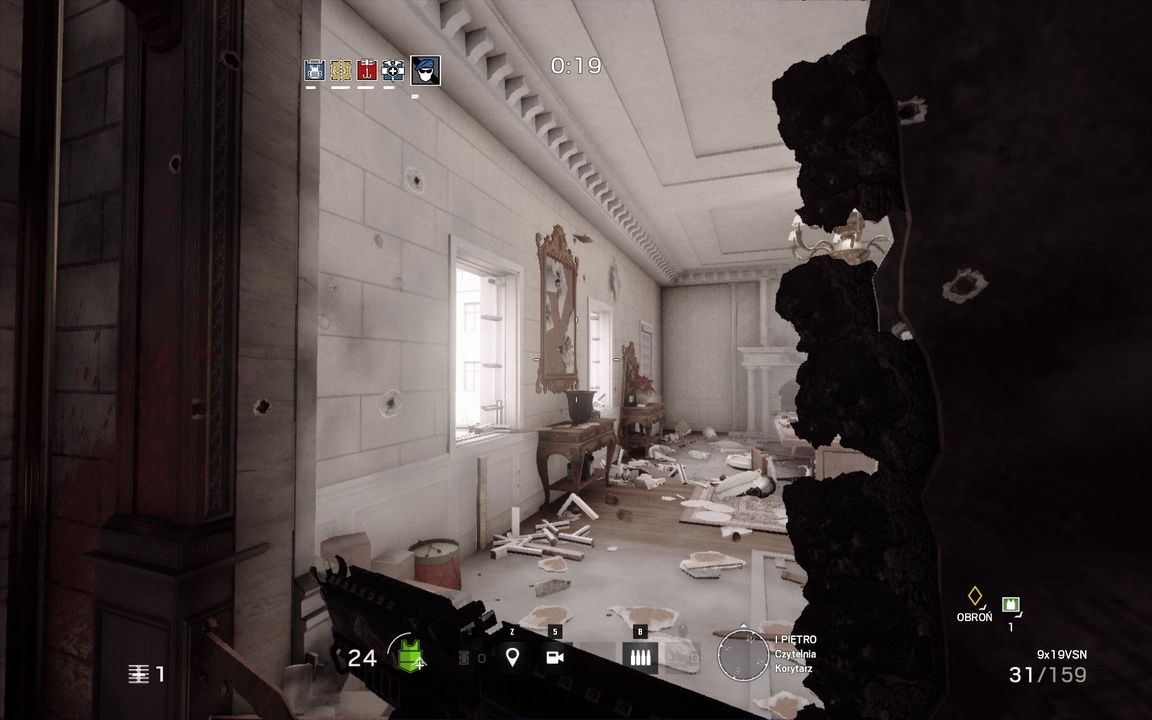 Rainbow Six Siege - pozostałości po wybuchu