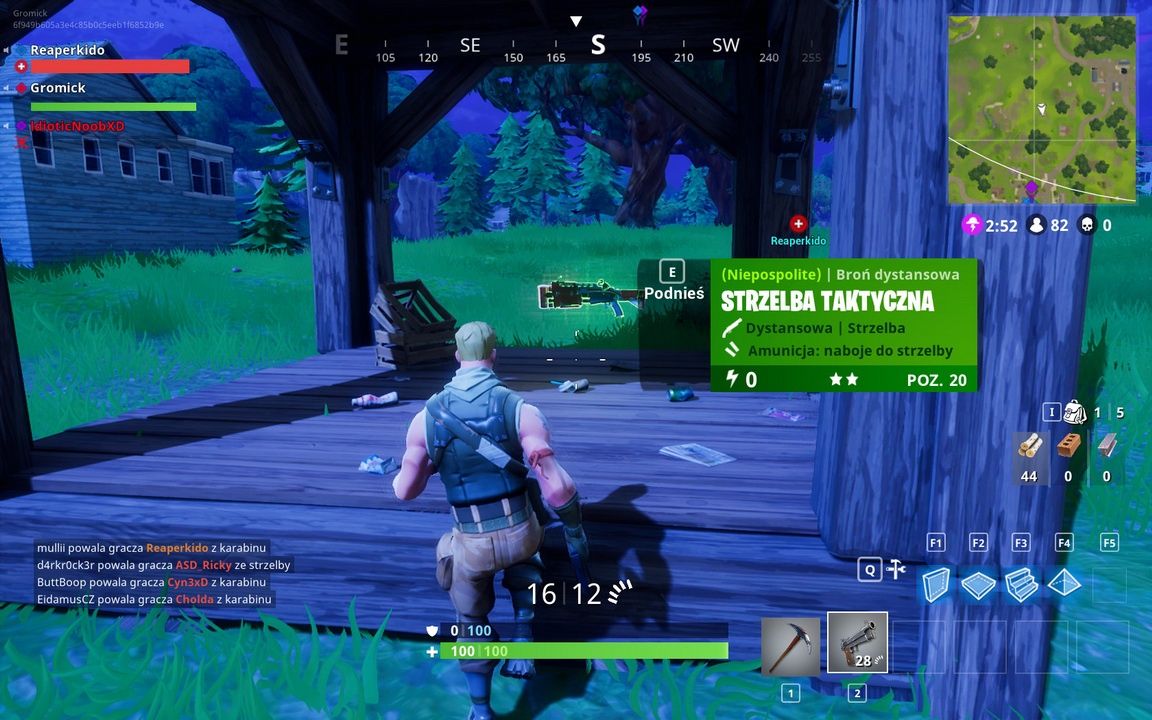 Fortnite: Battle Royale - strzelba taktyczna