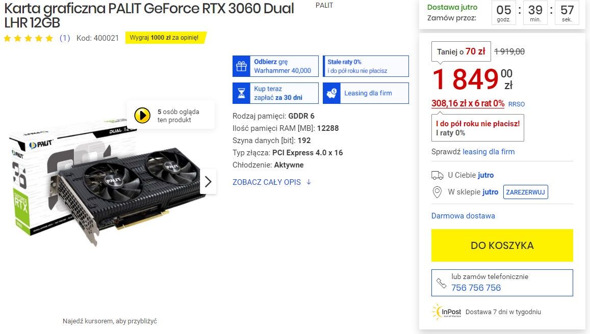 NVIDIA GeForce RTX 3060