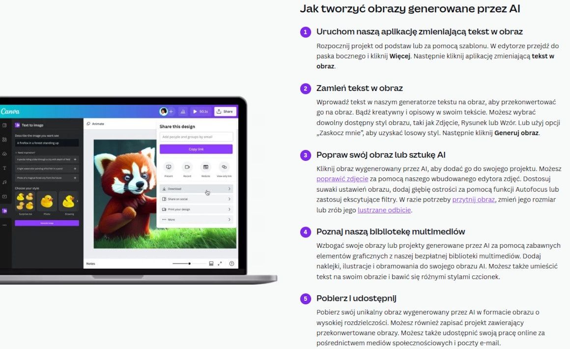 Canva AI jak