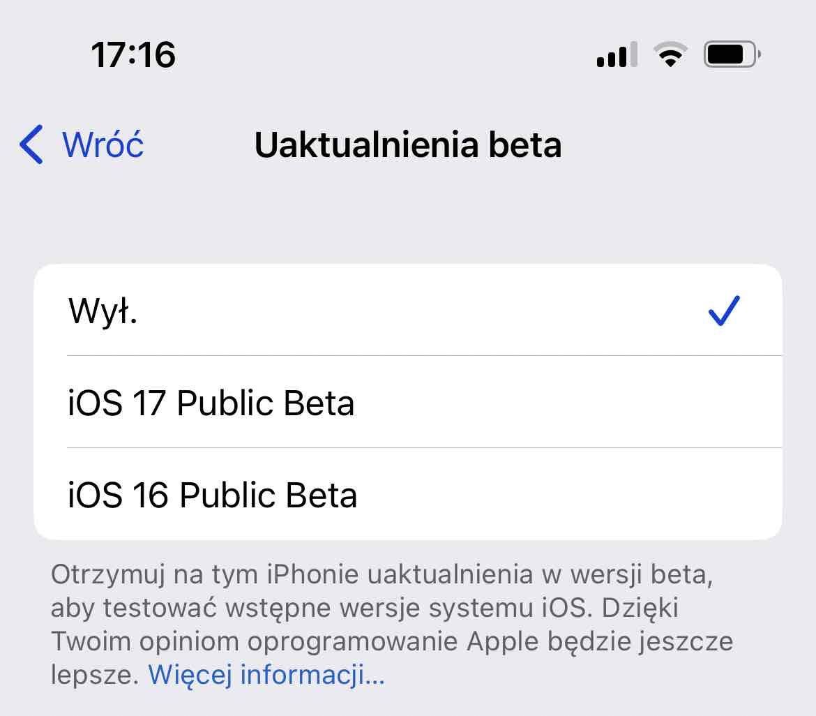 beta iphone