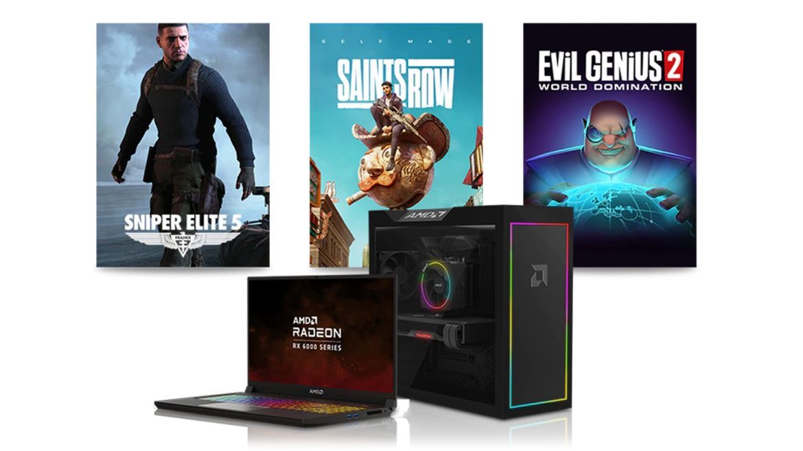 AMD - promocja z darmowymi grami do komputerów i laptopów