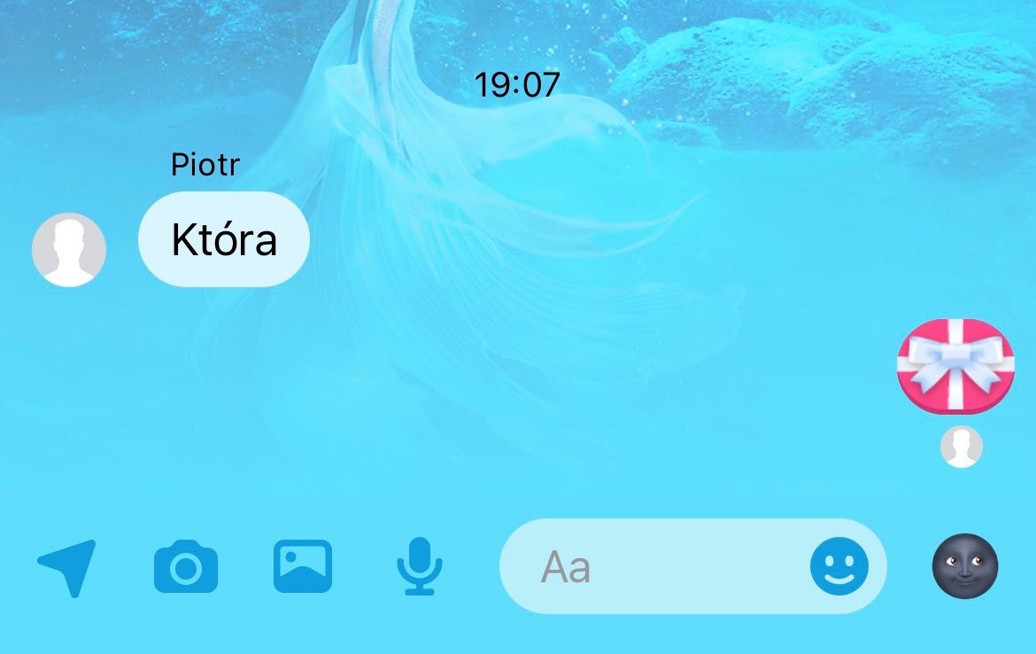 Wiadomość w prezencie: Messenger
