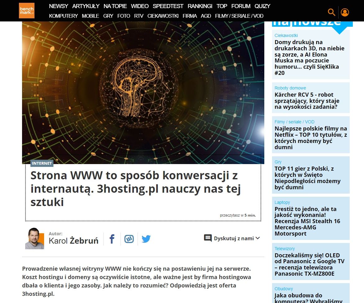 Witryna benchmark.pl