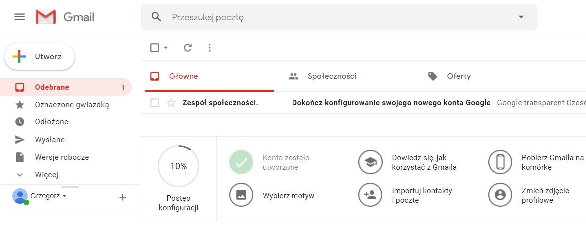 Jak założyć pocztę GMail - część 7