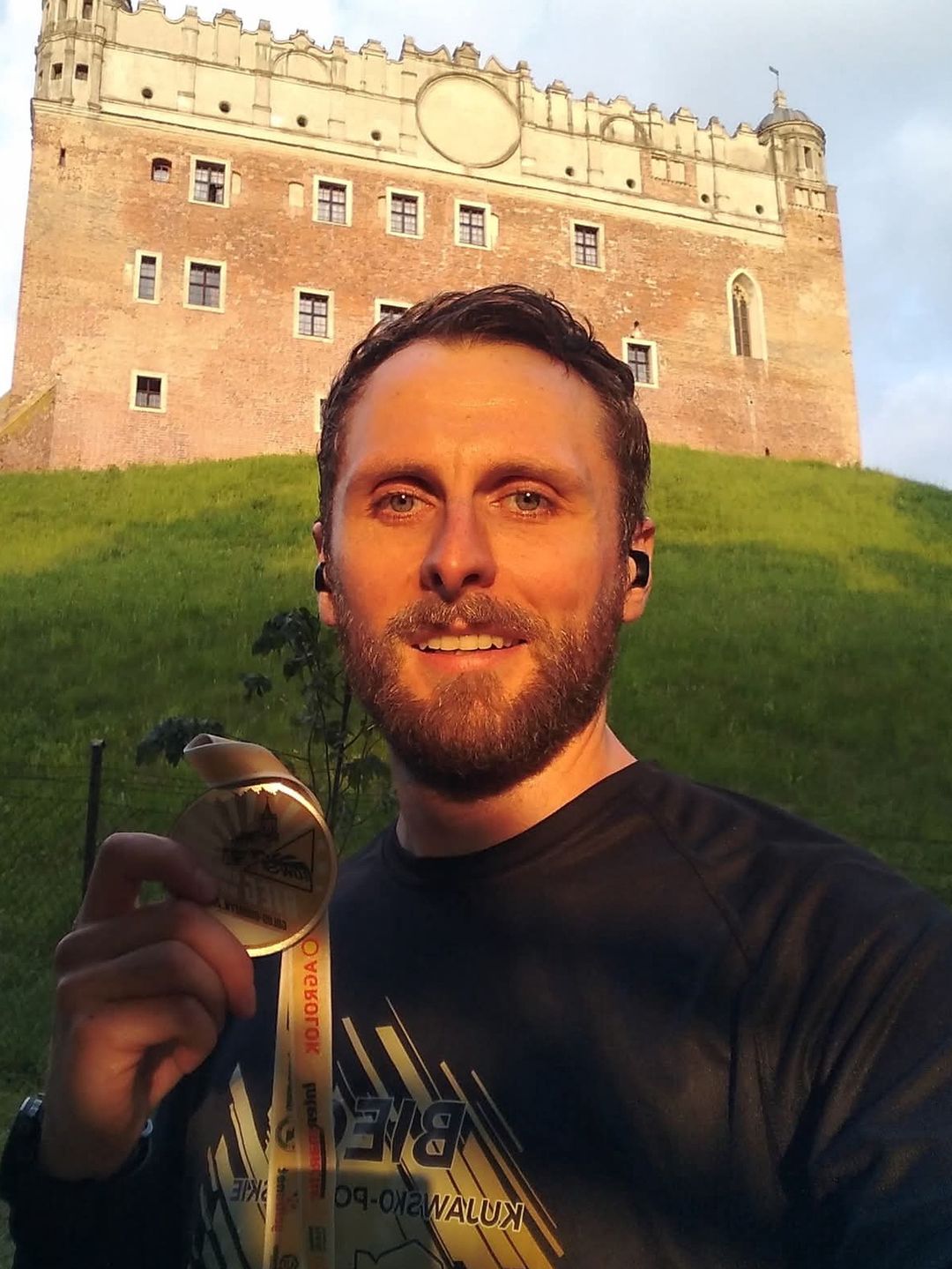 Damian Wiśniewski podczas jednego z biegów