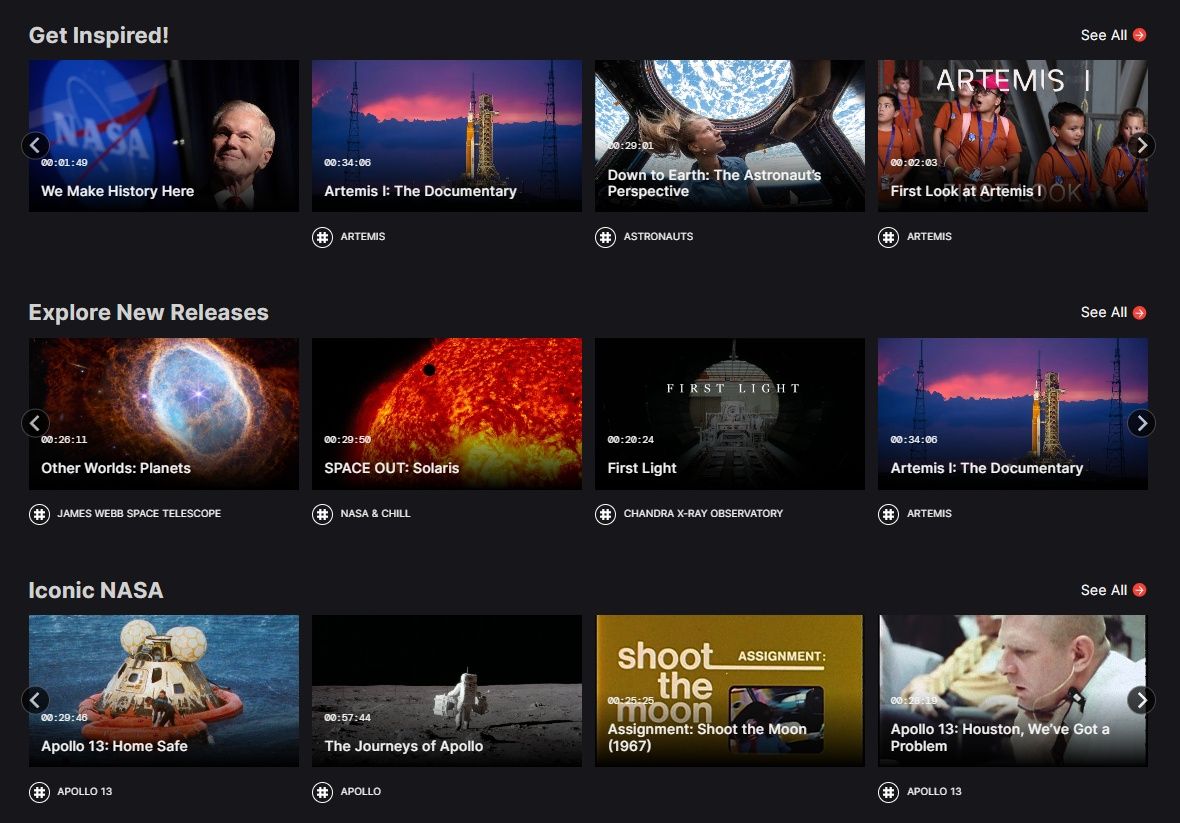 Serie NASA Plus