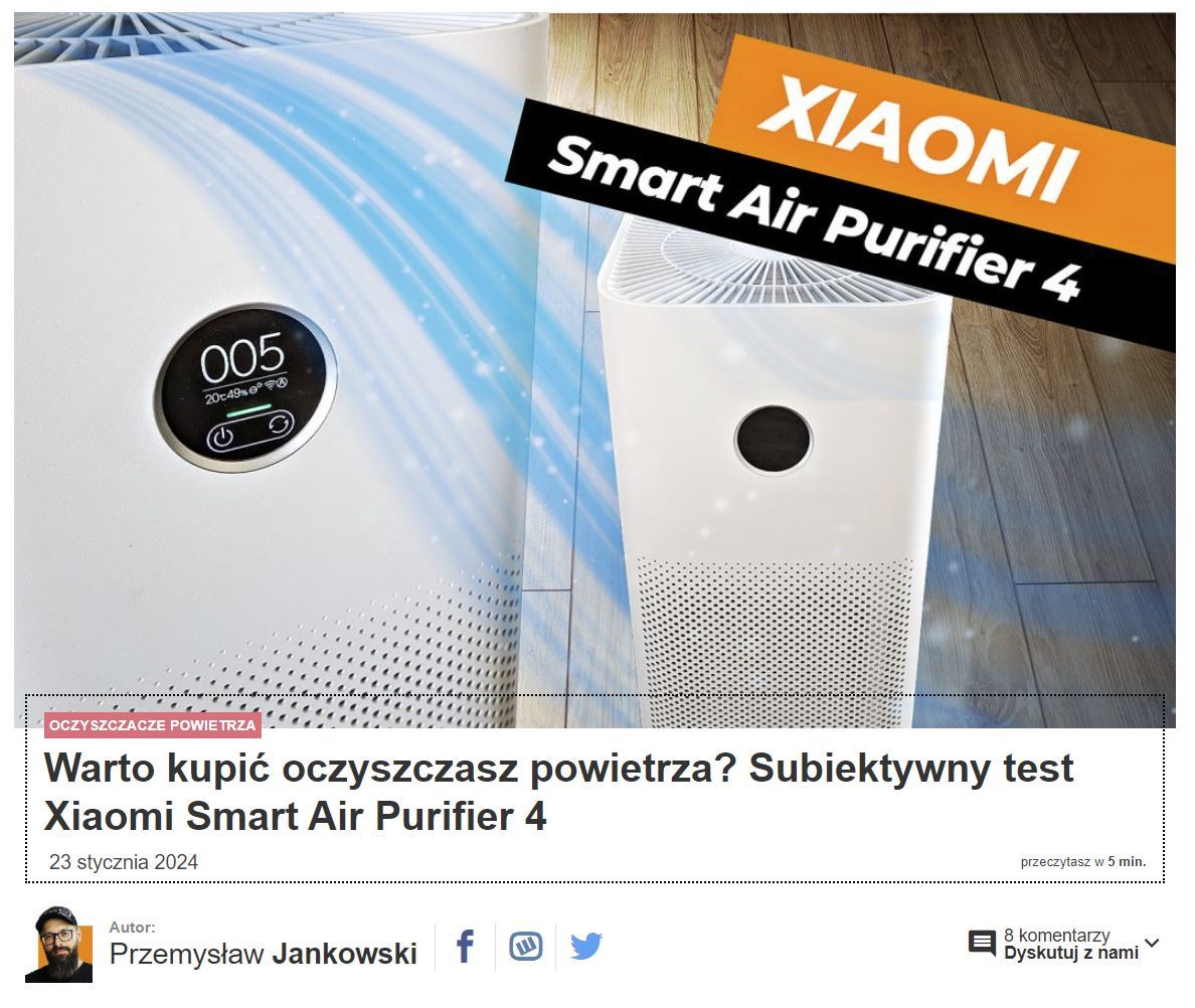 Xiaomi Smart Air Purifier 4