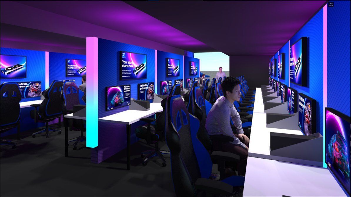 Intel Arc - wnętrze ciężarówki