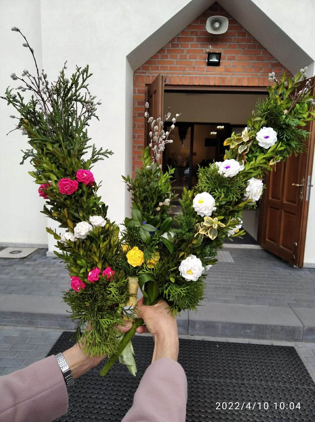 Palmy przygotowane przez Klub Seniora Sami Swoi z Obrowa