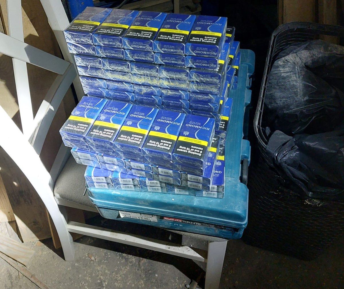 Akcja Komendy Wojewódzkiej i Urzędu Celnego w DrobiniE