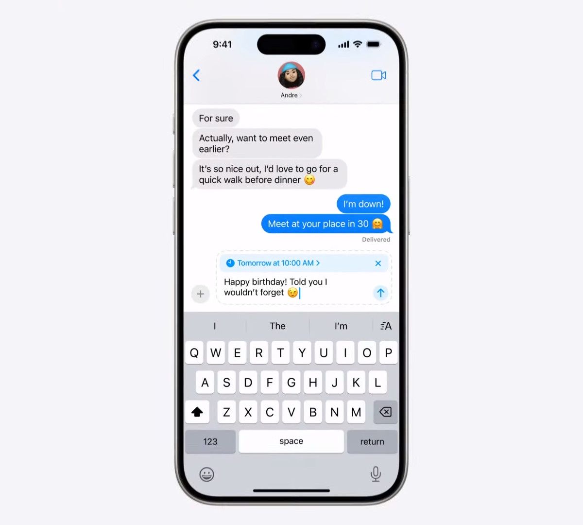 Wyślij później w iOS 18