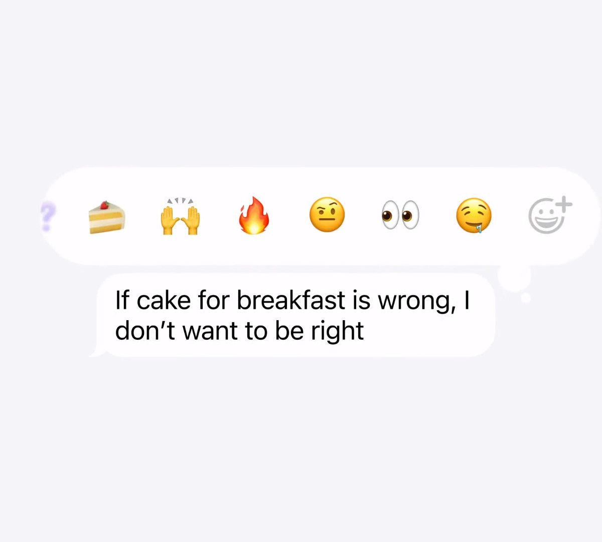 Reakcje w iOS 18