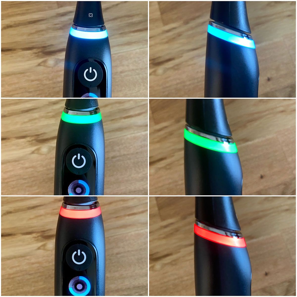 kolorowe podświetlenie - oral-b io0