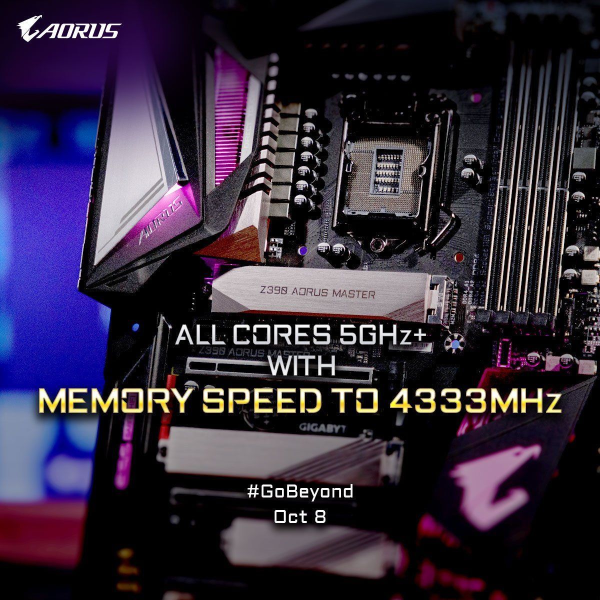 Gigabyte Z390 Aorus Master - potencjał na podkręcanie