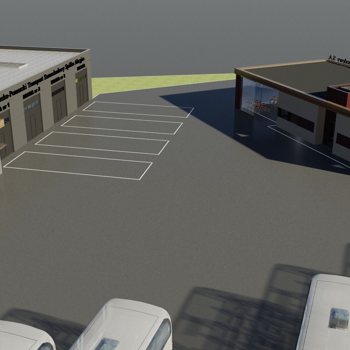 Wizualizacja dworca w Golubiu-Dobrzyniu