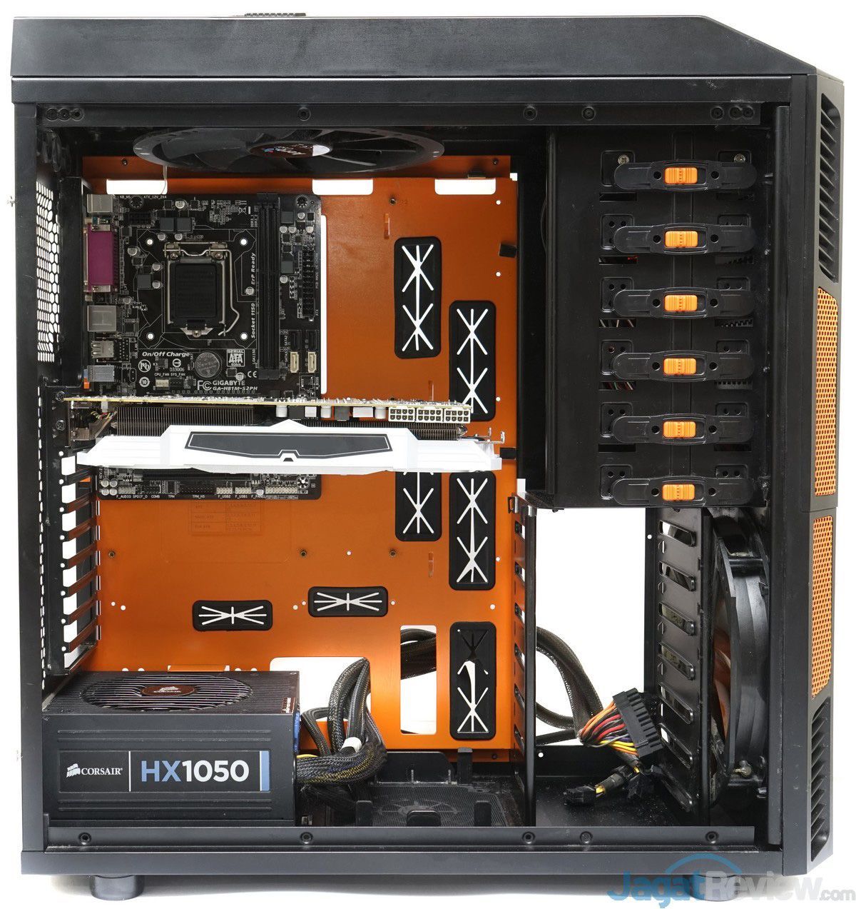 Gigabyte GA-Z170X SOC Force - naprężenie karty graficznej