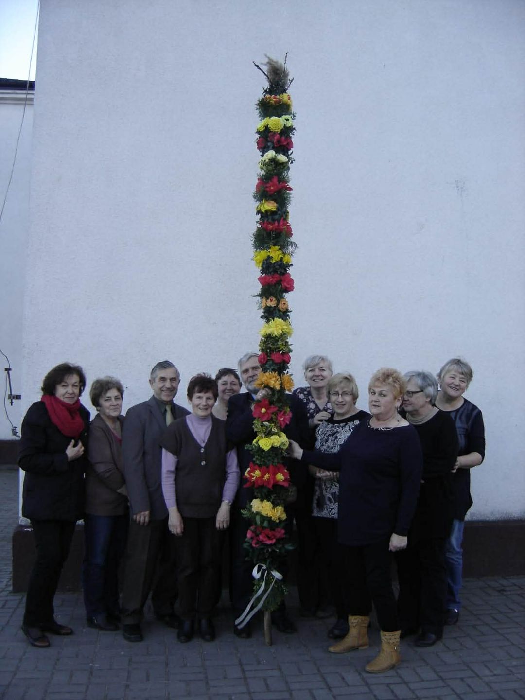 Palmy przygotowane przez Klub Seniora Sami Swoi z Obrowa