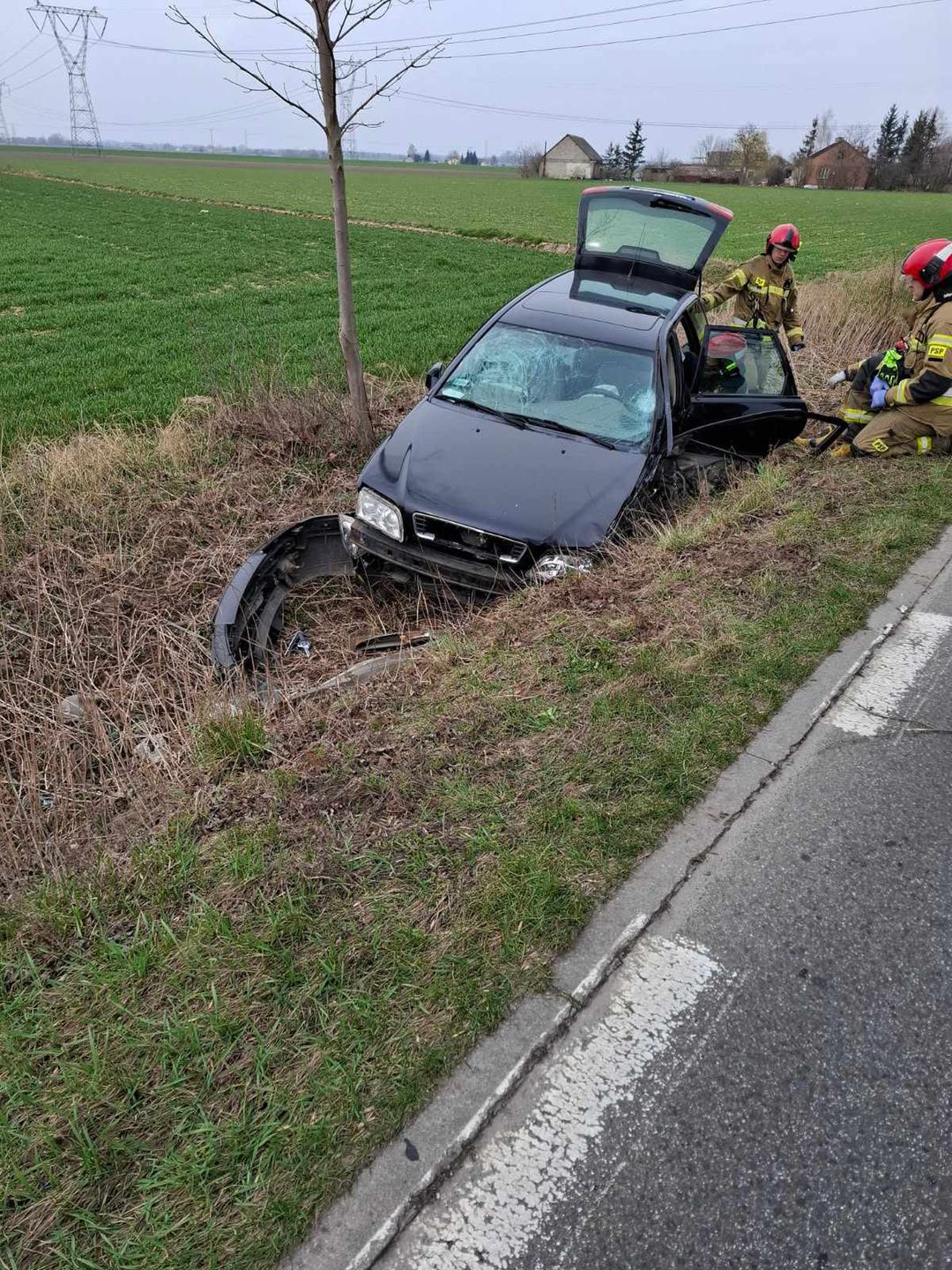 Wypadek z udziałem 90-letniego kierowcy