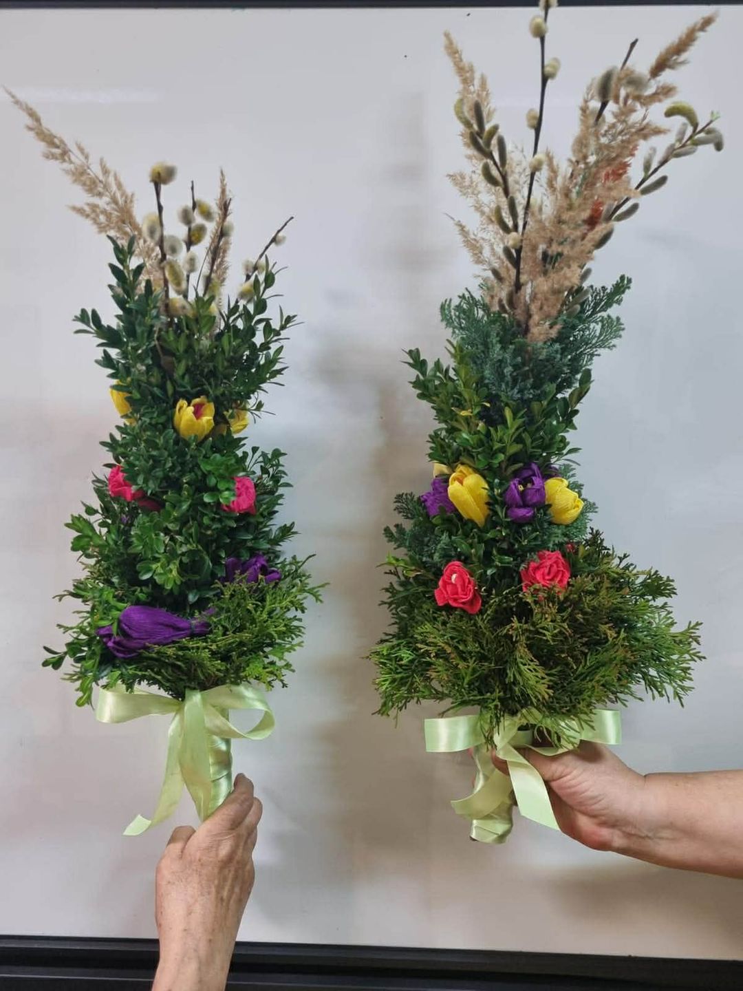 Palmy przygotowane przez Klub Seniora Sami Swoi z Obrowa