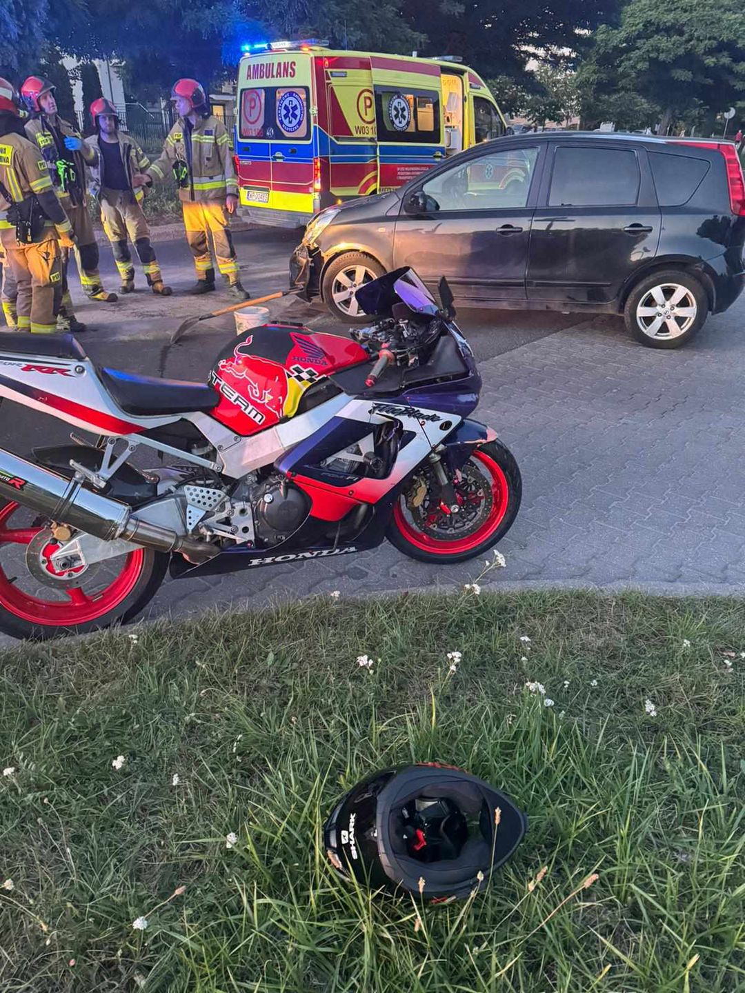 Zdarzenie z udziałem motocyklisty 