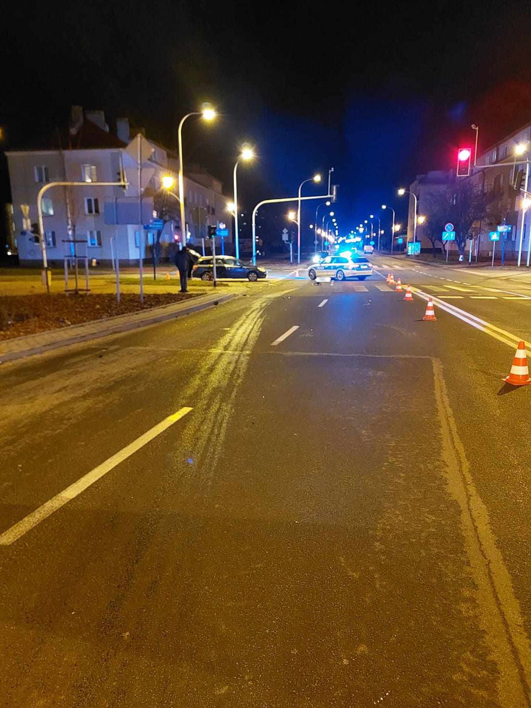 Zdarzenie drogowe na ul. Mickiewicza