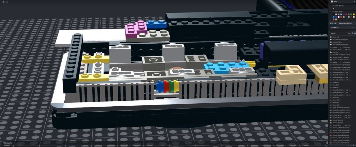 Intel Arc A750 z klocków LEGO