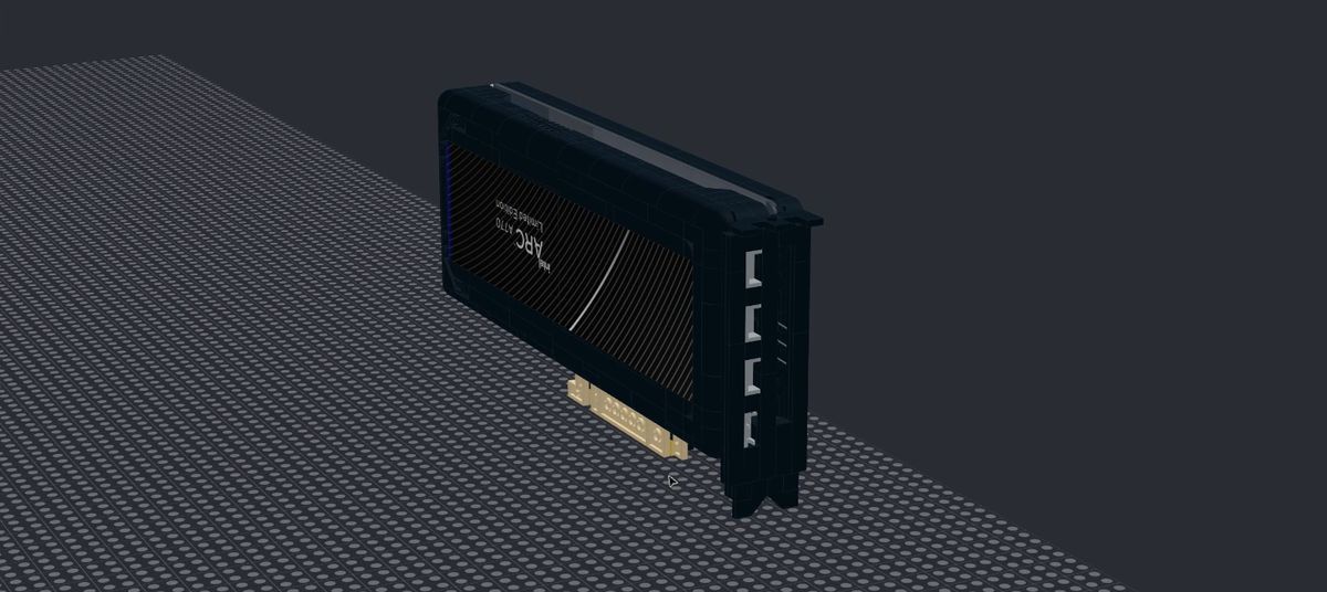 Intel Arc A750 z klocków LEGO