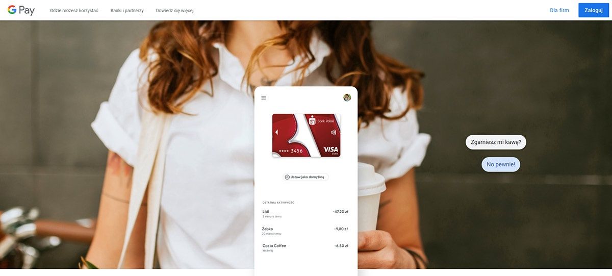 google pay zegarkiem